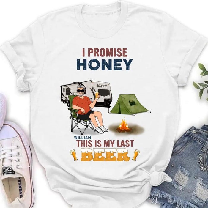 Personalized Camping Dad Drunk Shirt/Pullover Hoodie - Father's Day Gift Idea For Camping Lover - Camping Dad Just Like A Normal Dad Except Much Cooler