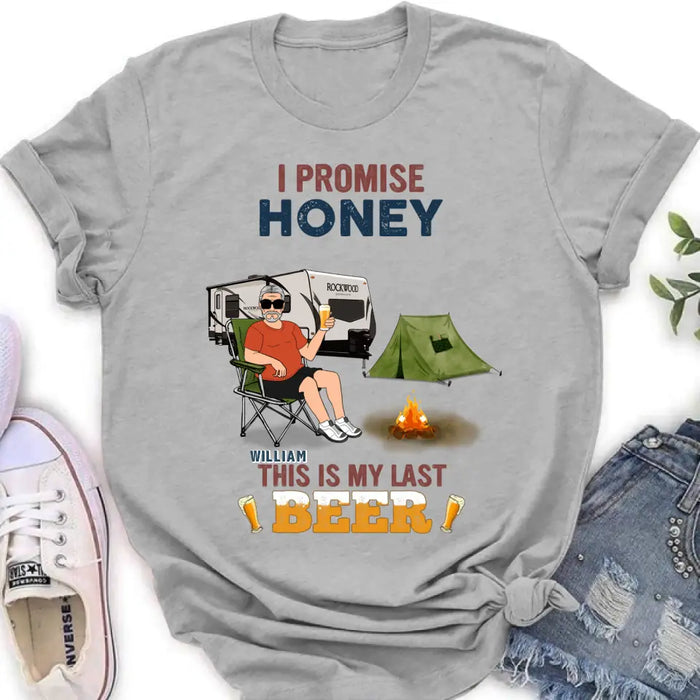 Personalized Camping Dad Drunk Shirt/Pullover Hoodie - Father's Day Gift Idea For Camping Lover - Camping Dad Just Like A Normal Dad Except Much Cooler