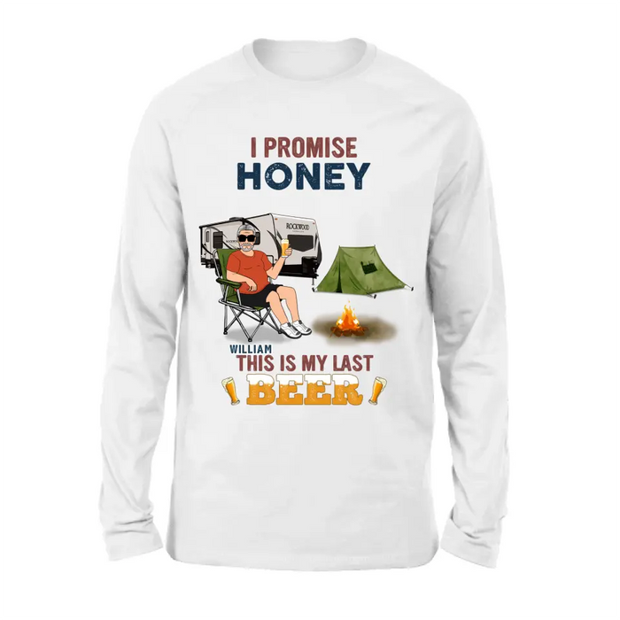Personalized Camping Dad Drunk Shirt/Pullover Hoodie - Father's Day Gift Idea For Camping Lover - Camping Dad Just Like A Normal Dad Except Much Cooler