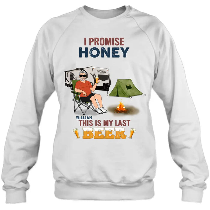 Personalized Camping Dad Drunk Shirt/Pullover Hoodie - Father's Day Gift Idea For Camping Lover - Camping Dad Just Like A Normal Dad Except Much Cooler