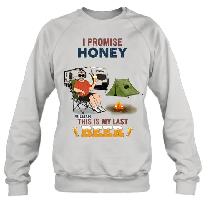 Personalized Camping Dad Drunk Shirt/Pullover Hoodie - Father's Day Gift Idea For Camping Lover - Camping Dad Just Like A Normal Dad Except Much Cooler