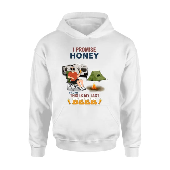 Personalized Camping Dad Drunk Shirt/Pullover Hoodie - Father's Day Gift Idea For Camping Lover - Camping Dad Just Like A Normal Dad Except Much Cooler