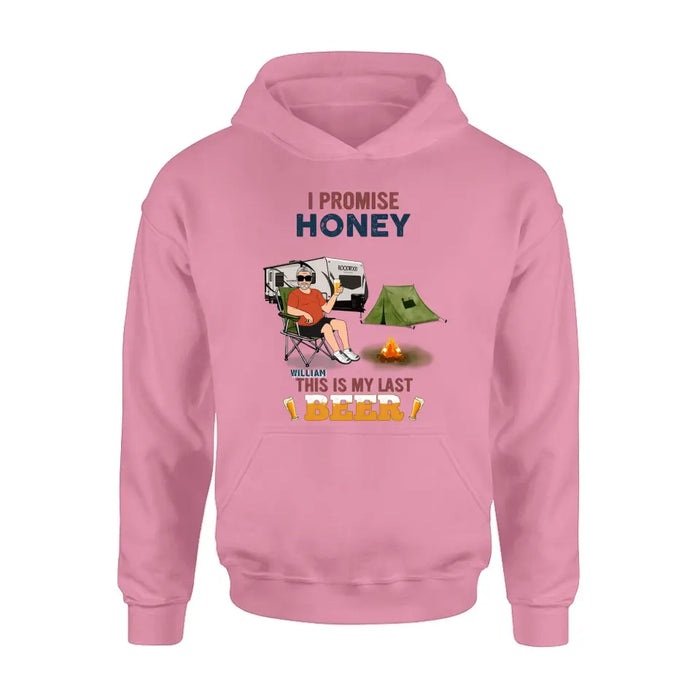 Personalized Camping Dad Drunk Shirt/Pullover Hoodie - Father's Day Gift Idea For Camping Lover - Camping Dad Just Like A Normal Dad Except Much Cooler