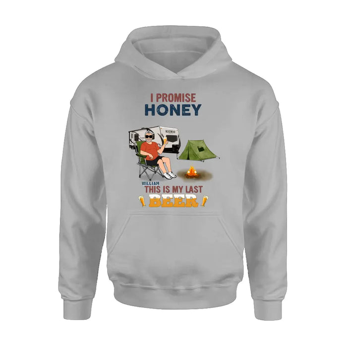 Personalized Camping Dad Drunk Shirt/Pullover Hoodie - Father's Day Gift Idea For Camping Lover - Camping Dad Just Like A Normal Dad Except Much Cooler