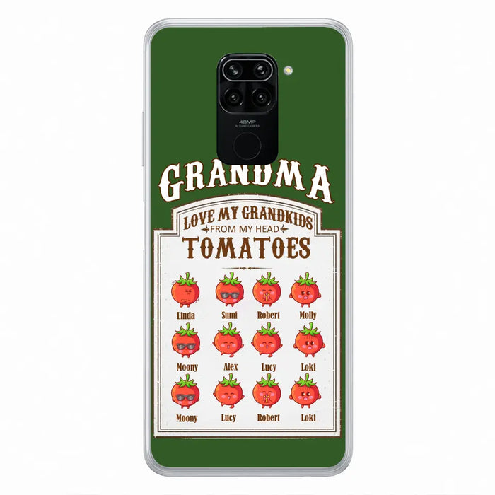 Personalized Grandma Tomatoes Phone Case - Mother's Day Gift Idea For Grandma- Up to 12 Tomatoes - Case For Oppo/ Xiaomi/ Huawei