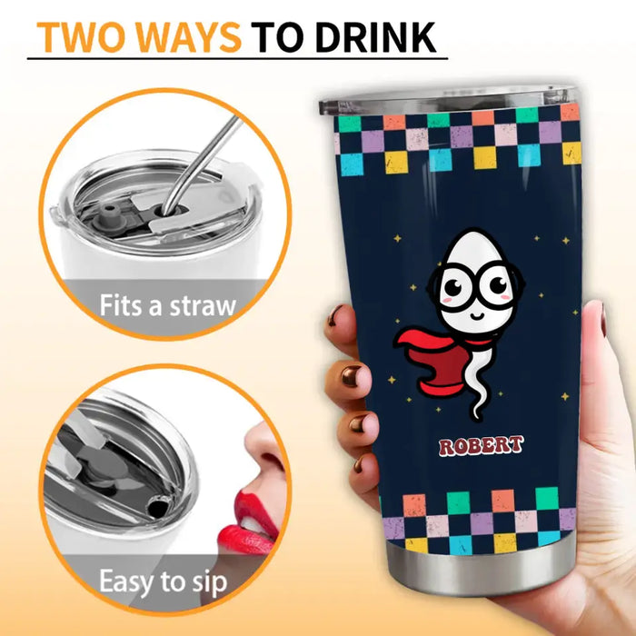 Personalized Mother Tumbler - Gift For Mom/Mother's Day - Thanks For Not Swallowing Me