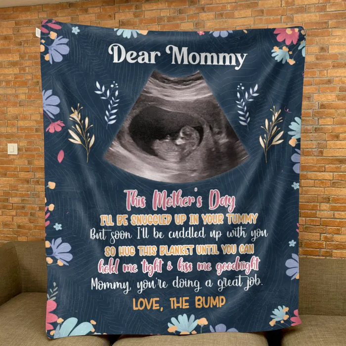 Personalized Dear Mommy Quilt/Fleece Throw Blanket - Gift Idea For Mother's Day - You're Doing A Great Job