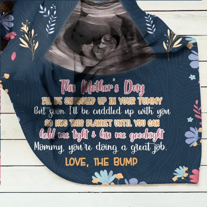 Personalized Dear Mommy Quilt/Fleece Throw Blanket - Gift Idea For Mother's Day - You're Doing A Great Job