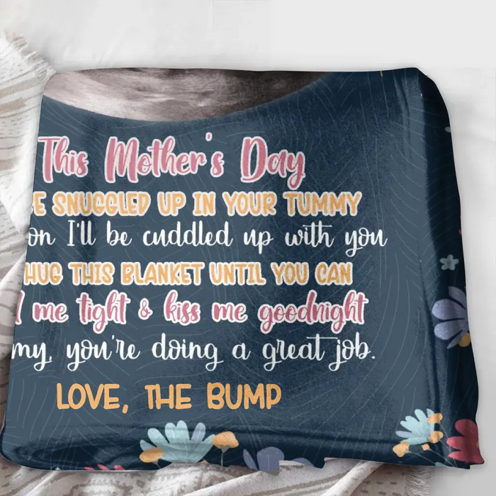 Personalized Dear Mommy Quilt/Fleece Throw Blanket - Gift Idea For Mother's Day - You're Doing A Great Job
