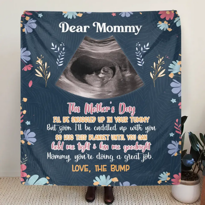 Personalized Dear Mommy Quilt/Fleece Throw Blanket - Gift Idea For Mother's Day - You're Doing A Great Job