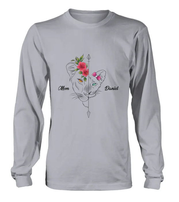 Personalized Lion Mom Shirt - Up to 5 Kids - Mother's Day Gift Idea for Mom/Grandma