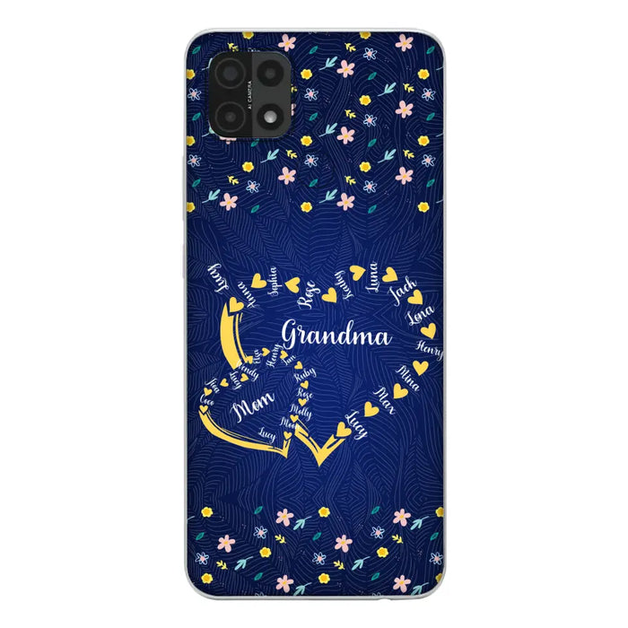 Personalized Grandma Mom Phone Case - Gift Idea For Mother's Day - Up to 12 Kids - Case For Oppo/Xiaomi/Huawei