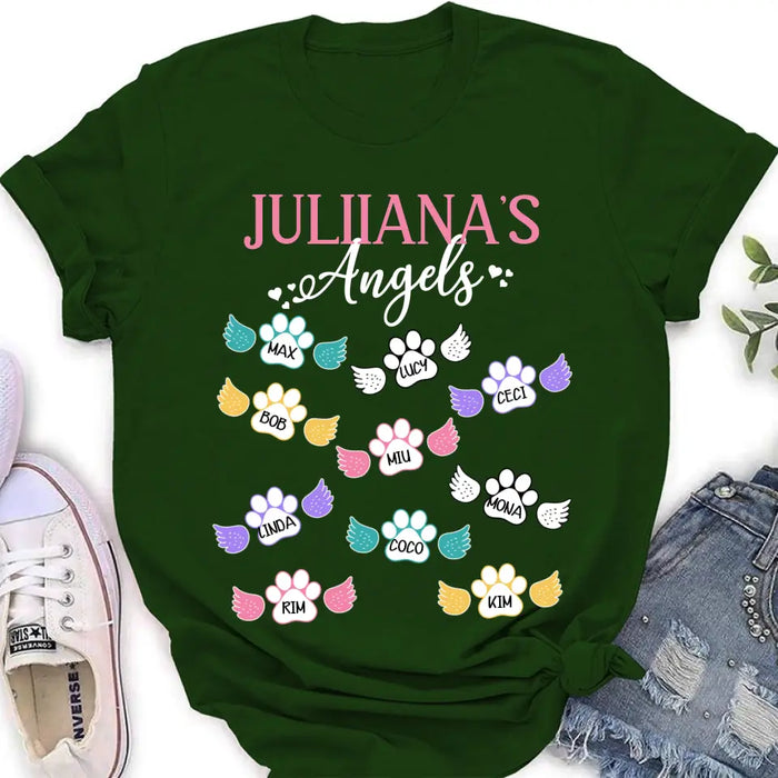 Personalized Angels Shirt/Hoodie - Up to 10 Pets/Kids - Mother's Day Gift Idea
