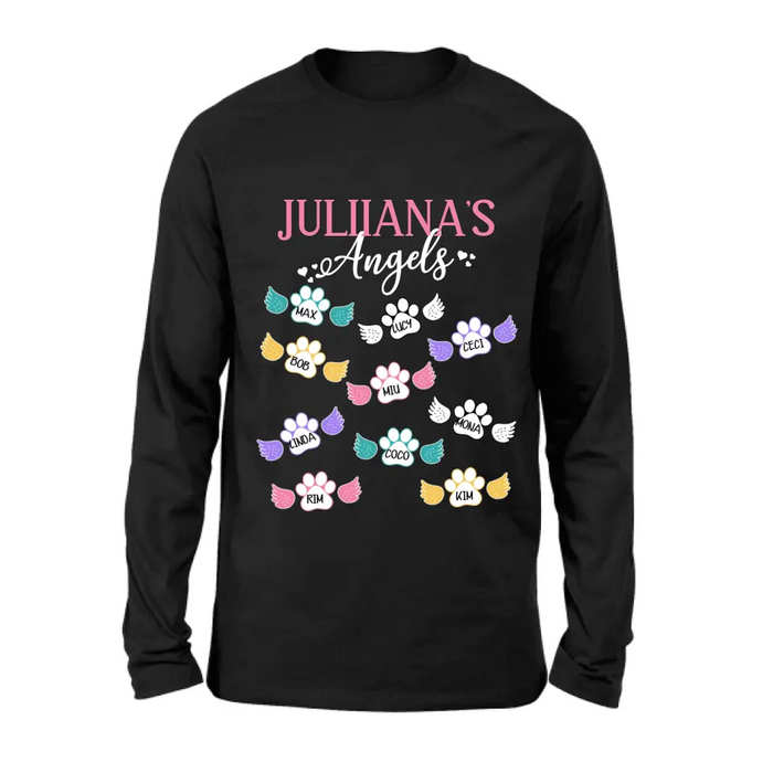 Personalized Angels Shirt/Hoodie - Up to 10 Pets/Kids - Mother's Day Gift Idea