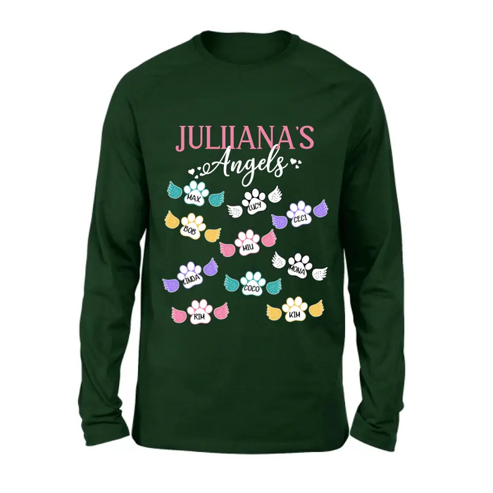 Personalized Angels Shirt/Hoodie - Up to 10 Pets/Kids - Mother's Day Gift Idea