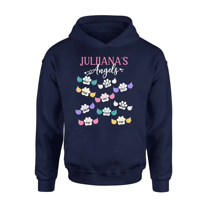 Personalized Angels Shirt/Hoodie - Up to 10 Pets/Kids - Mother's Day Gift Idea