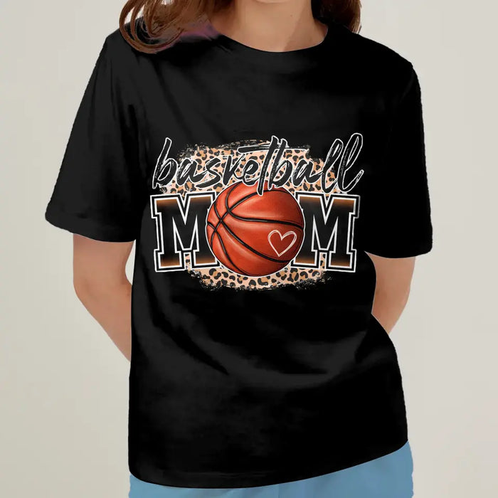 Personalized Basketball Mom AOP T-Shirt - Mother's Day Gift Idea for Mom/Grandma