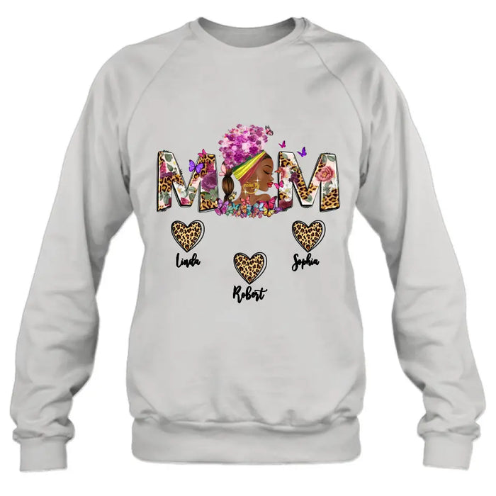 Personalized Mom Shirt/Hoodie - Gift Idea For Mom/Mother's Day - Up to 10 Kids