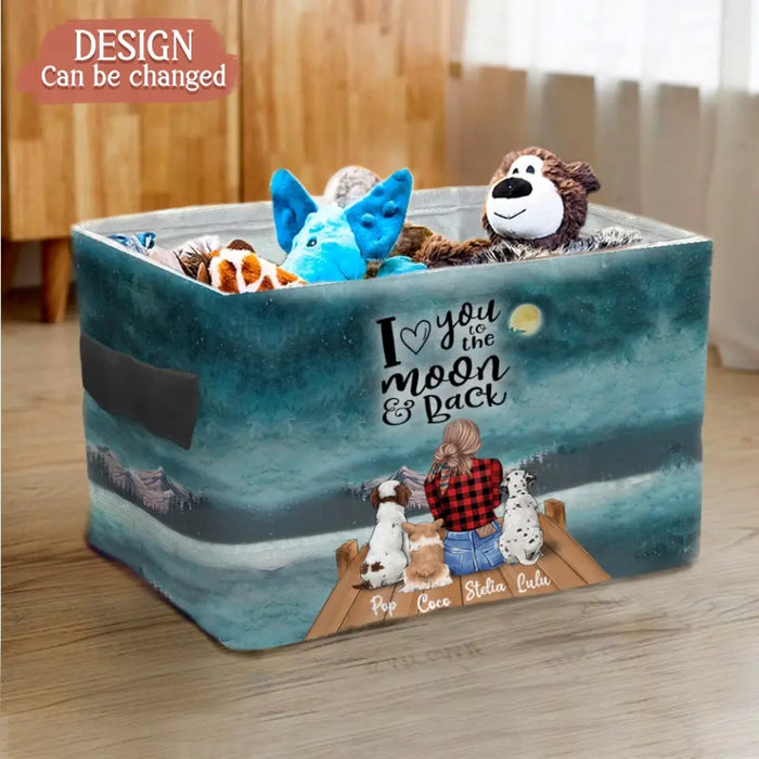 Personalized Dog Mom Storage Box - 
Up to 5 Dogs - Mother's Day Gift For Dog Lovers - Rockin' The Dog Mom Life