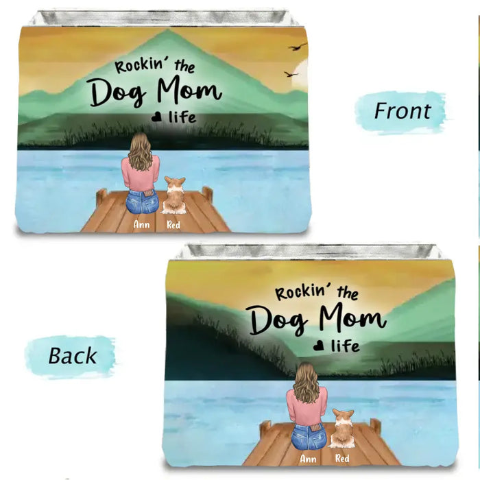 Personalized Dog Mom Storage Box - 
Up to 5 Dogs - Mother's Day Gift For Dog Lovers - Rockin' The Dog Mom Life