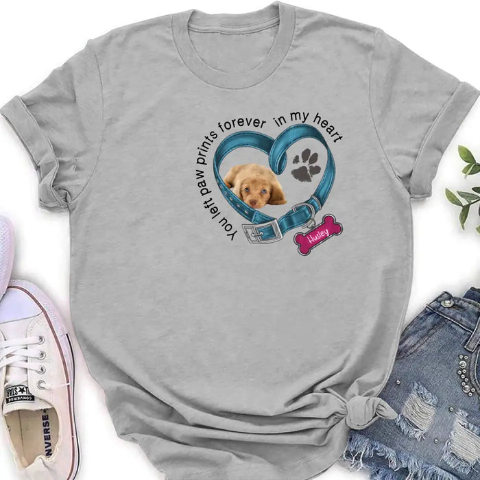 Personalized Memorial Dog Collar Shirt - Upload Photo - Pet Memorial Gift For Dog Lovers