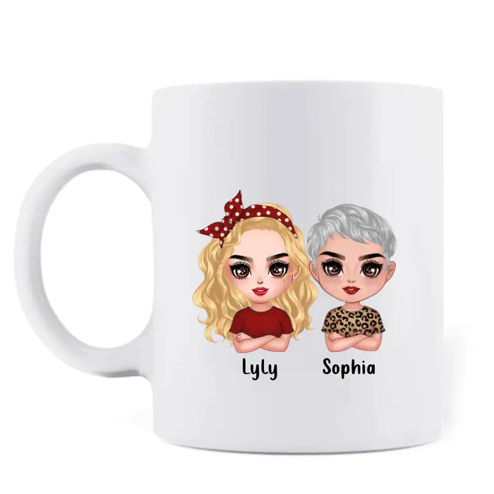 Personalized Mom & Daughter Coffee Mug - Mother's Day Gift Idea To Mom - I Am The Daughter Your Love Has Created