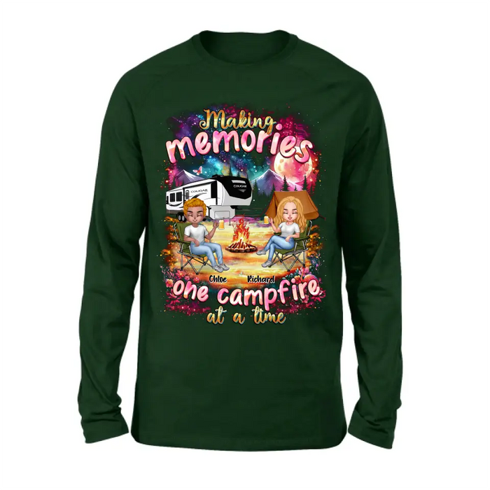 Personalized Camping Shirt/Hoodie - Camping Lovers Gift Idea - Making Memories One Campfire At A Time
