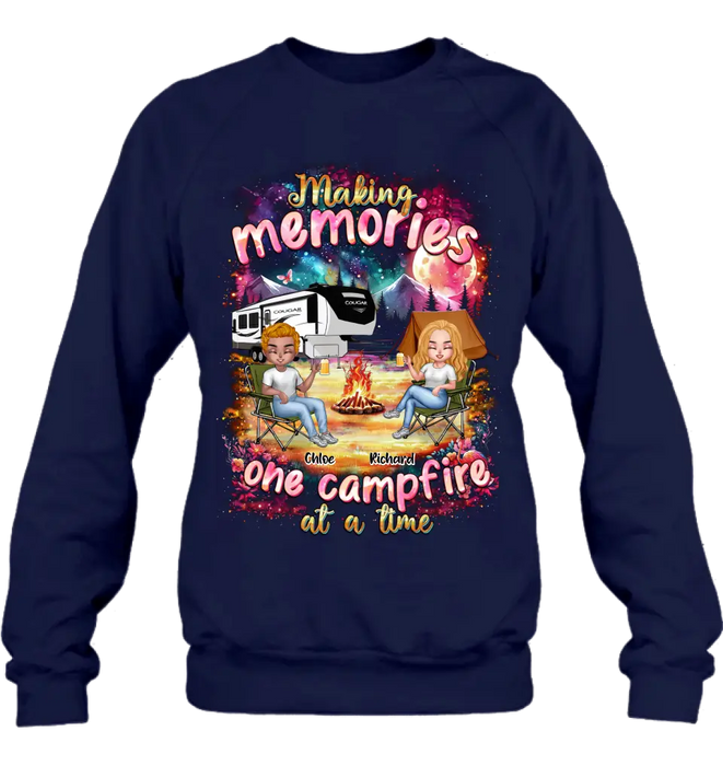 Personalized Camping Shirt/Hoodie - Camping Lovers Gift Idea - Making Memories One Campfire At A Time