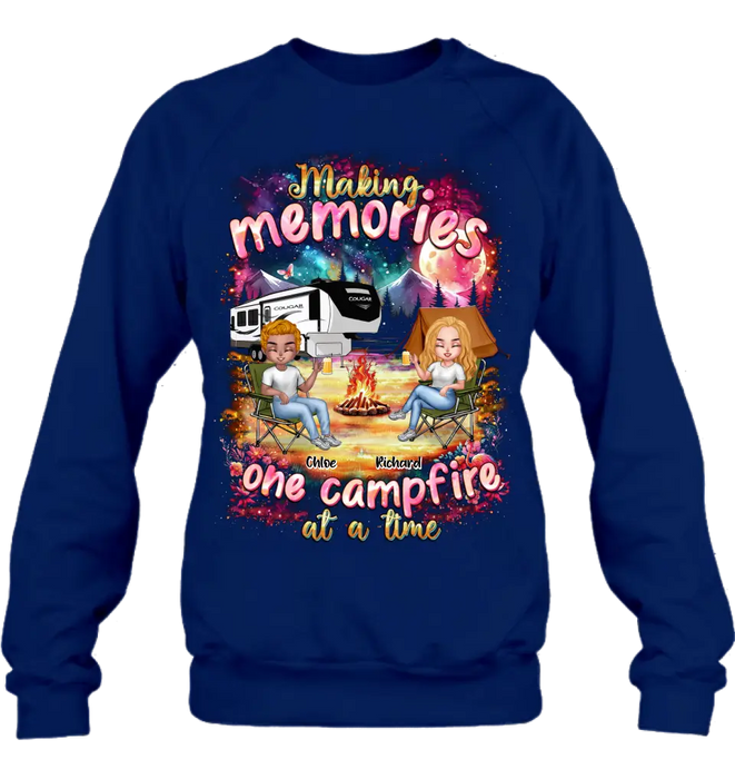 Personalized Camping Shirt/Hoodie - Camping Lovers Gift Idea - Making Memories One Campfire At A Time
