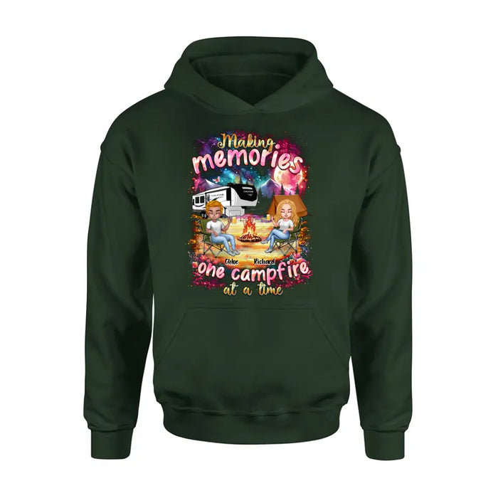 Personalized Camping Shirt/Hoodie - Camping Lovers Gift Idea - Making Memories One Campfire At A Time