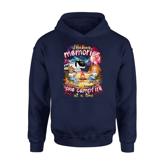 Personalized Camping Shirt/Hoodie - Camping Lovers Gift Idea - Making Memories One Campfire At A Time