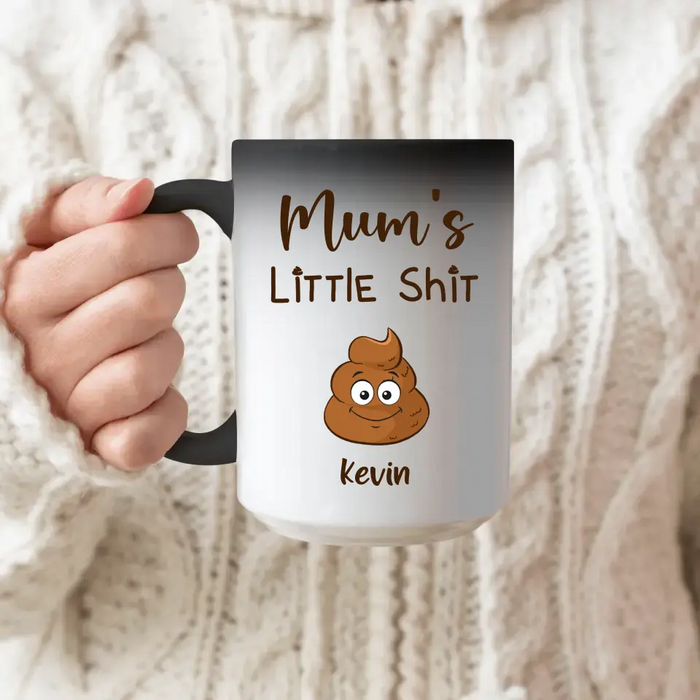 Personalized Funny Color Changing Beverage Mug - Up to 10 Children - Funny Gift Idea for Mother's Day/Father's Day