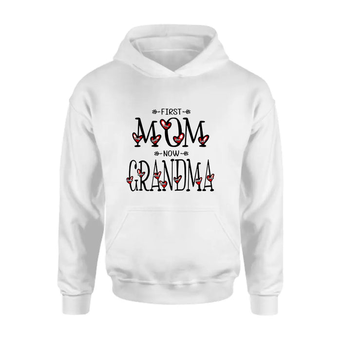 Personalized Mom And Grandma Shirt - Up to 5  Kids & 7 Grandkids - Mother's Day Gift Idea for Mom/Grandma