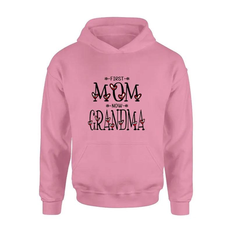 Personalized Mom And Grandma Shirt - Up to 5  Kids & 7 Grandkids - Mother's Day Gift Idea for Mom/Grandma