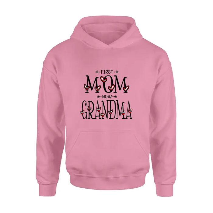 Personalized Mom And Grandma Shirt - Up to 5  Kids & 7 Grandkids - Mother's Day Gift Idea for Mom/Grandma