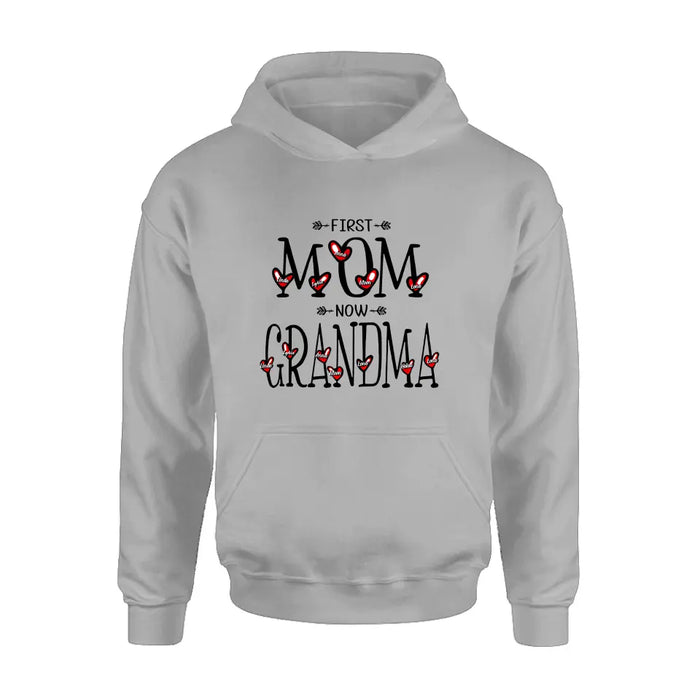 Personalized Mom And Grandma Shirt - Up to 5  Kids & 7 Grandkids - Mother's Day Gift Idea for Mom/Grandma