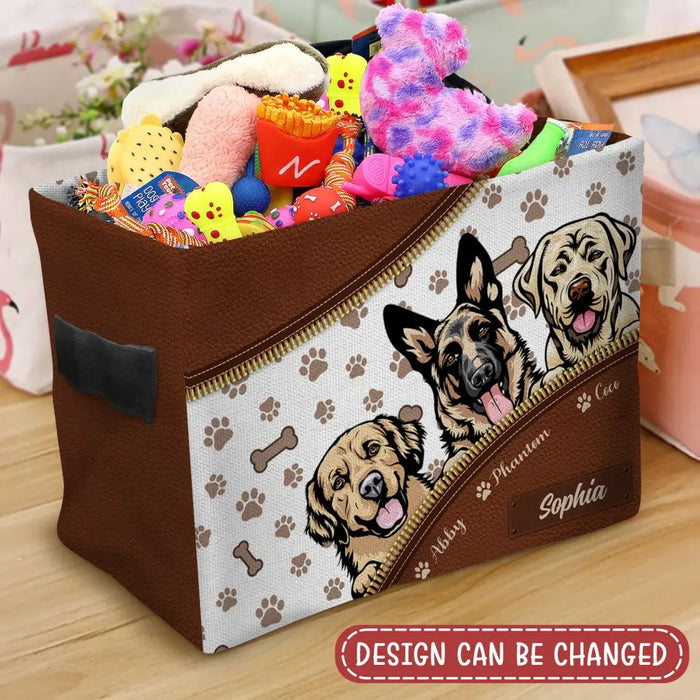 Personalized Pet Storage Box - 
Up to 3 Dogs/Cats - Mother's Day/Father's Day Gift for Dog/Cat Lovers