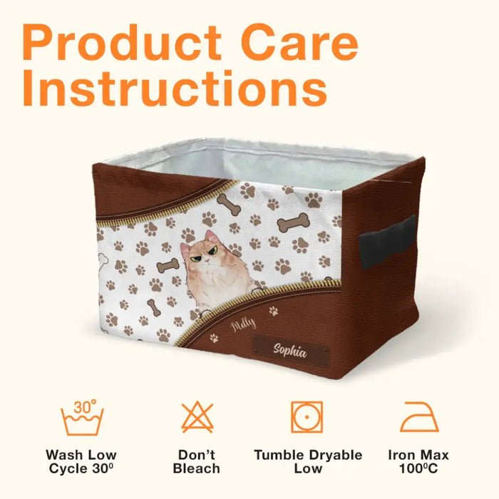 Personalized Pet Storage Box - 
Up to 3 Dogs/Cats - Mother's Day/Father's Day Gift for Dog/Cat Lovers