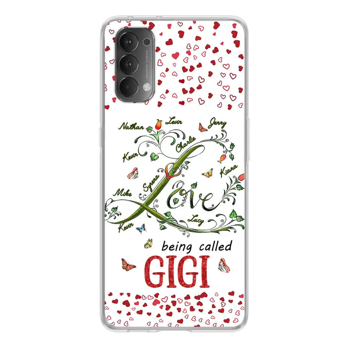 Personalized Grandma Phone Case - Up to 10 Kids - Mother's Day Gift Idea For Grandma - Love Being Called Grandma - Case For Oppo/Huawei/Xiaomi