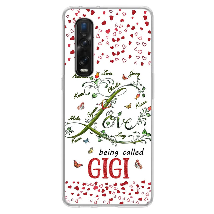 Personalized Grandma Phone Case - Up to 10 Kids - Mother's Day Gift Idea For Grandma - Love Being Called Grandma - Case For Oppo/Huawei/Xiaomi