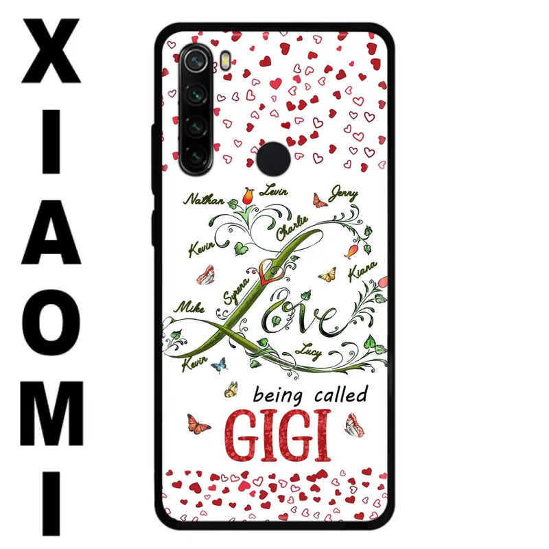 Personalized Grandma Phone Case - Up to 10 Kids - Mother's Day Gift Idea For Grandma - Love Being Called Grandma - Case For Oppo/Huawei/Xiaomi