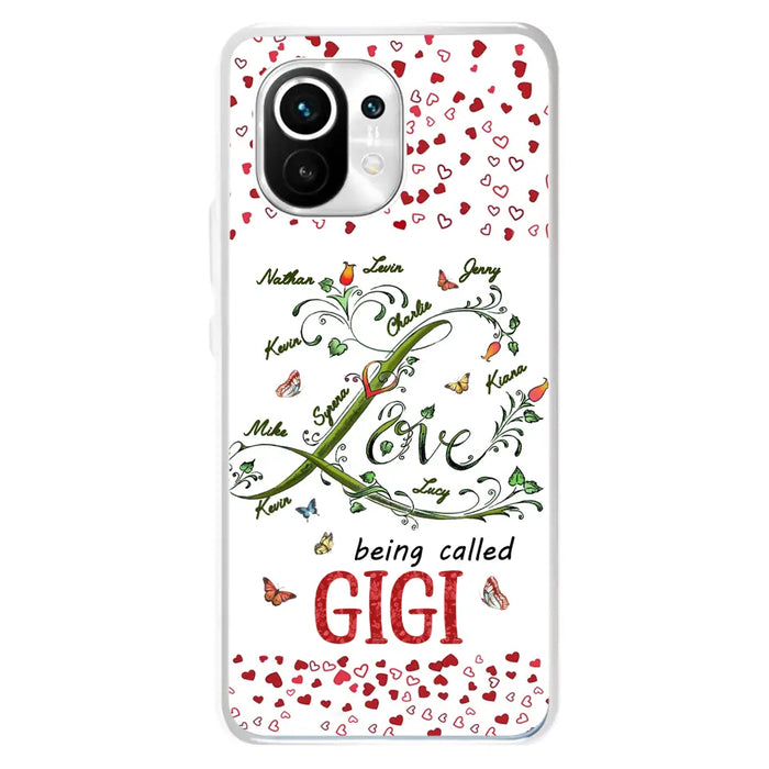 Personalized Grandma Phone Case - Up to 10 Kids - Mother's Day Gift Idea For Grandma - Love Being Called Grandma - Case For Oppo/Huawei/Xiaomi