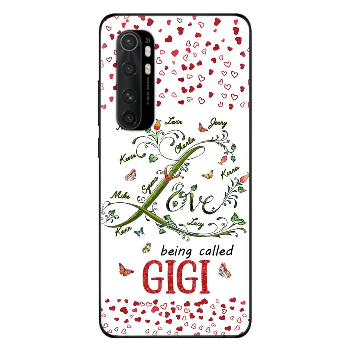 Personalized Grandma Phone Case - Up to 10 Kids - Mother's Day Gift Idea For Grandma - Love Being Called Grandma - Case For Oppo/Huawei/Xiaomi