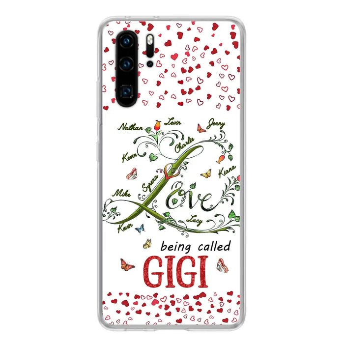 Personalized Grandma Phone Case - Up to 10 Kids - Mother's Day Gift Idea For Grandma - Love Being Called Grandma - Case For Oppo/Huawei/Xiaomi