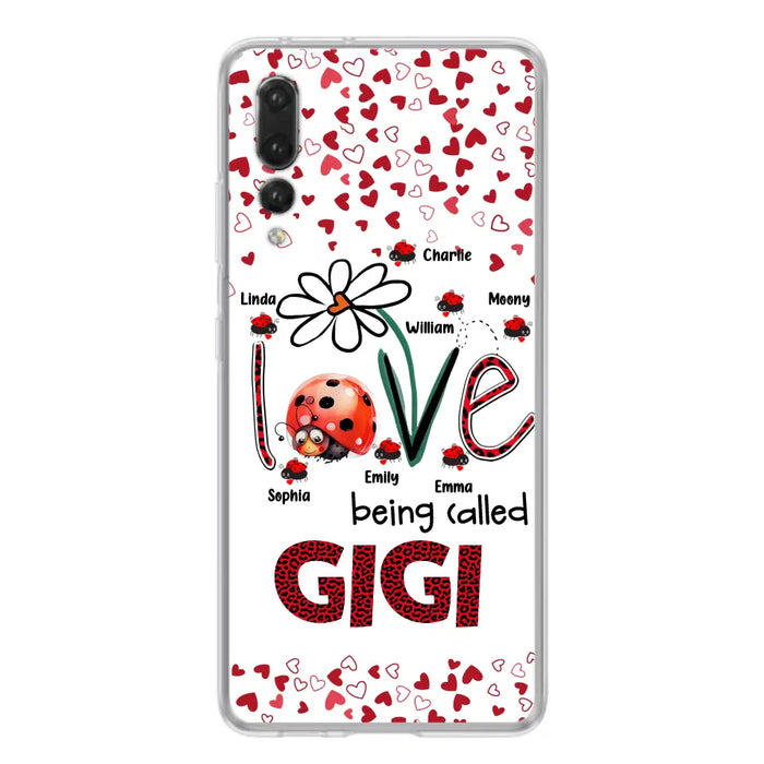 Personalized Grandma Phone Case - Gift Idea For Grandma - Up to 7 Kids - Love Being Called Gigi - Cases For Oppo/Xiaomi/Huawei