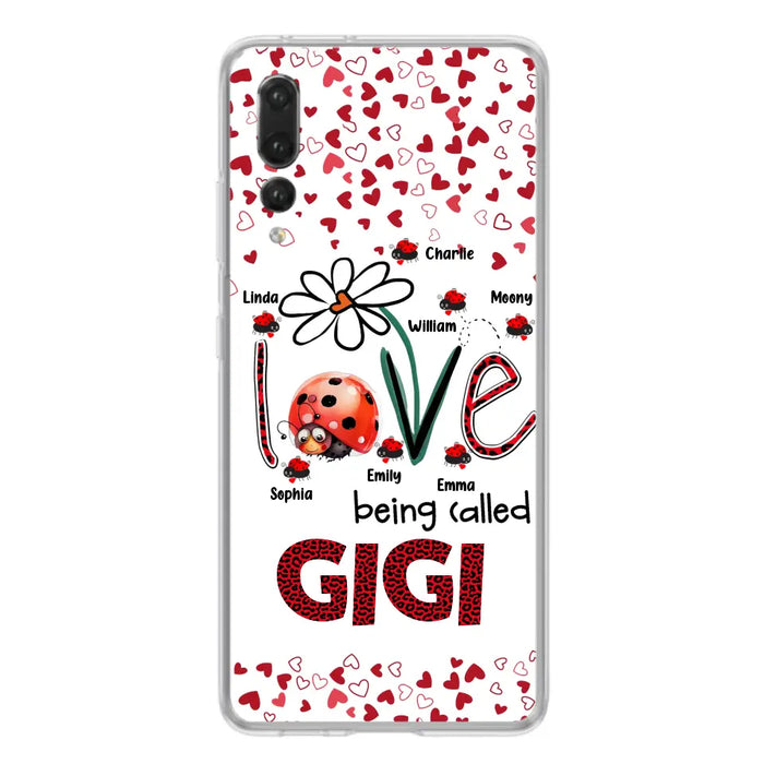 Personalized Grandma Phone Case - Gift Idea For Grandma - Up to 7 Kids - Love Being Called Gigi - Cases For Oppo/Xiaomi/Huawei