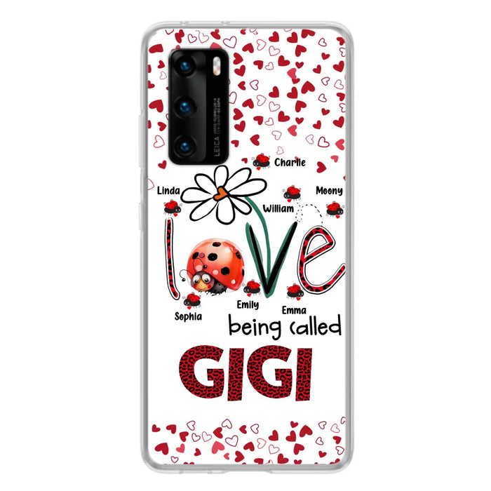 Personalized Grandma Phone Case - Gift Idea For Grandma - Up to 7 Kids - Love Being Called Gigi - Cases For Oppo/Xiaomi/Huawei