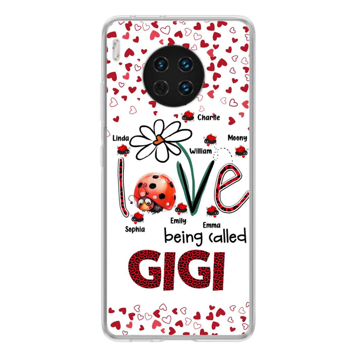Personalized Grandma Phone Case - Gift Idea For Grandma - Up to 7 Kids - Love Being Called Gigi - Cases For Oppo/Xiaomi/Huawei