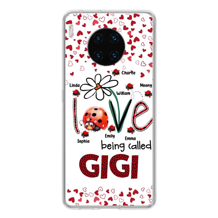 Personalized Grandma Phone Case - Gift Idea For Grandma - Up to 7 Kids - Love Being Called Gigi - Cases For Oppo/Xiaomi/Huawei