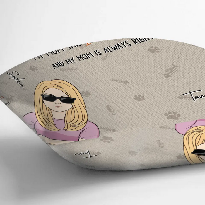 Personalized Pet Pillow Cover - Up to 4 Dogs/Cats - Mother's Day/Father's Day Gift for Dog/Cat Lovers - I'm Telling You I'm Not A Cat I'm A Baby